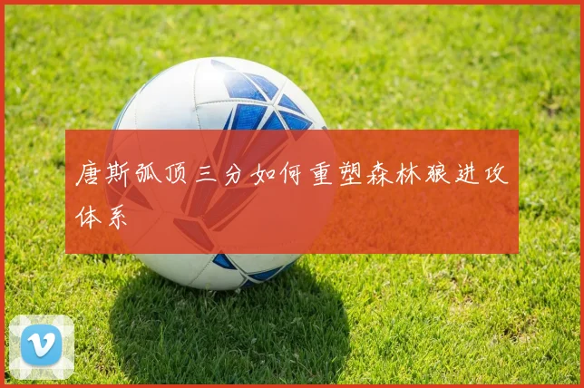唐斯弧顶三分如何重塑森林狼进攻体系